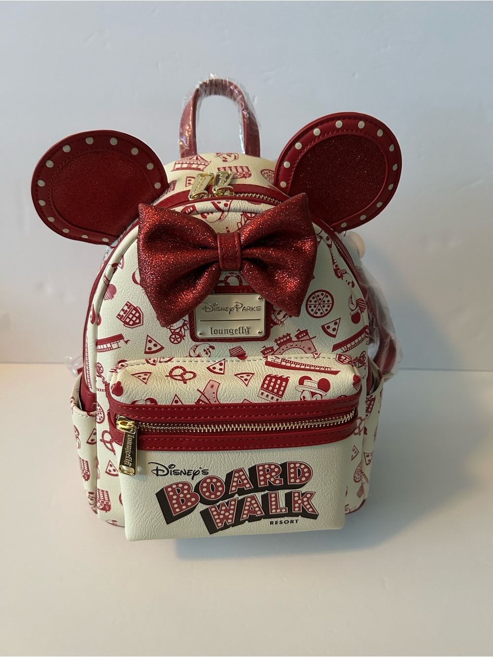 loungefly Disney Parks Boardwalk Resort mini backpack NWT - smells like vanilla!